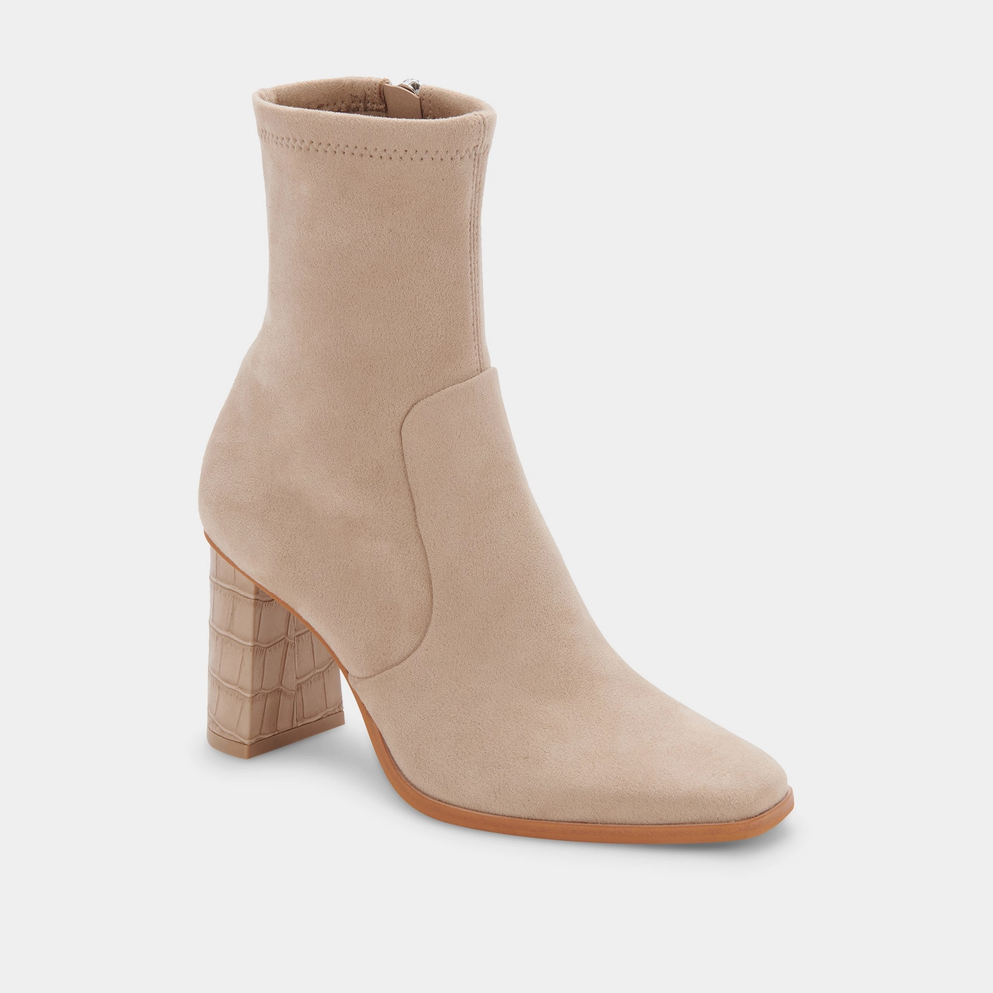 Everyday Fresh Season-Neutral Petya Booties Dune Stella Suede