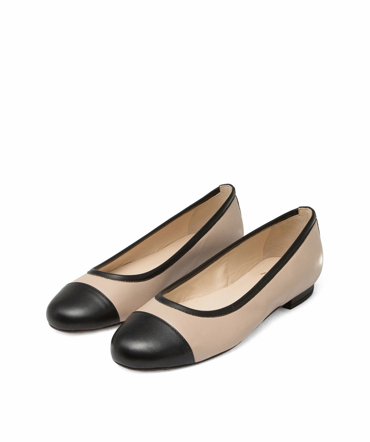 Lucie Beige Ballerinas Layer Smart New Wave Fit