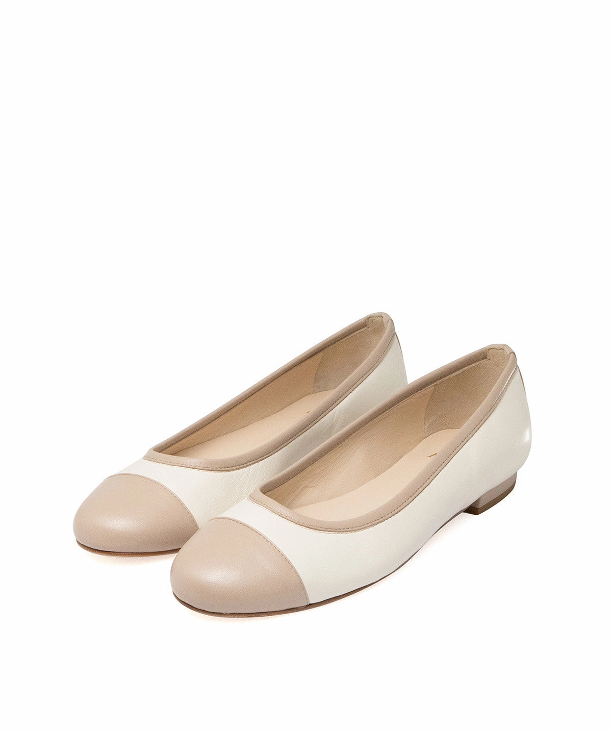 Lucie White Ballerinas Form-Led