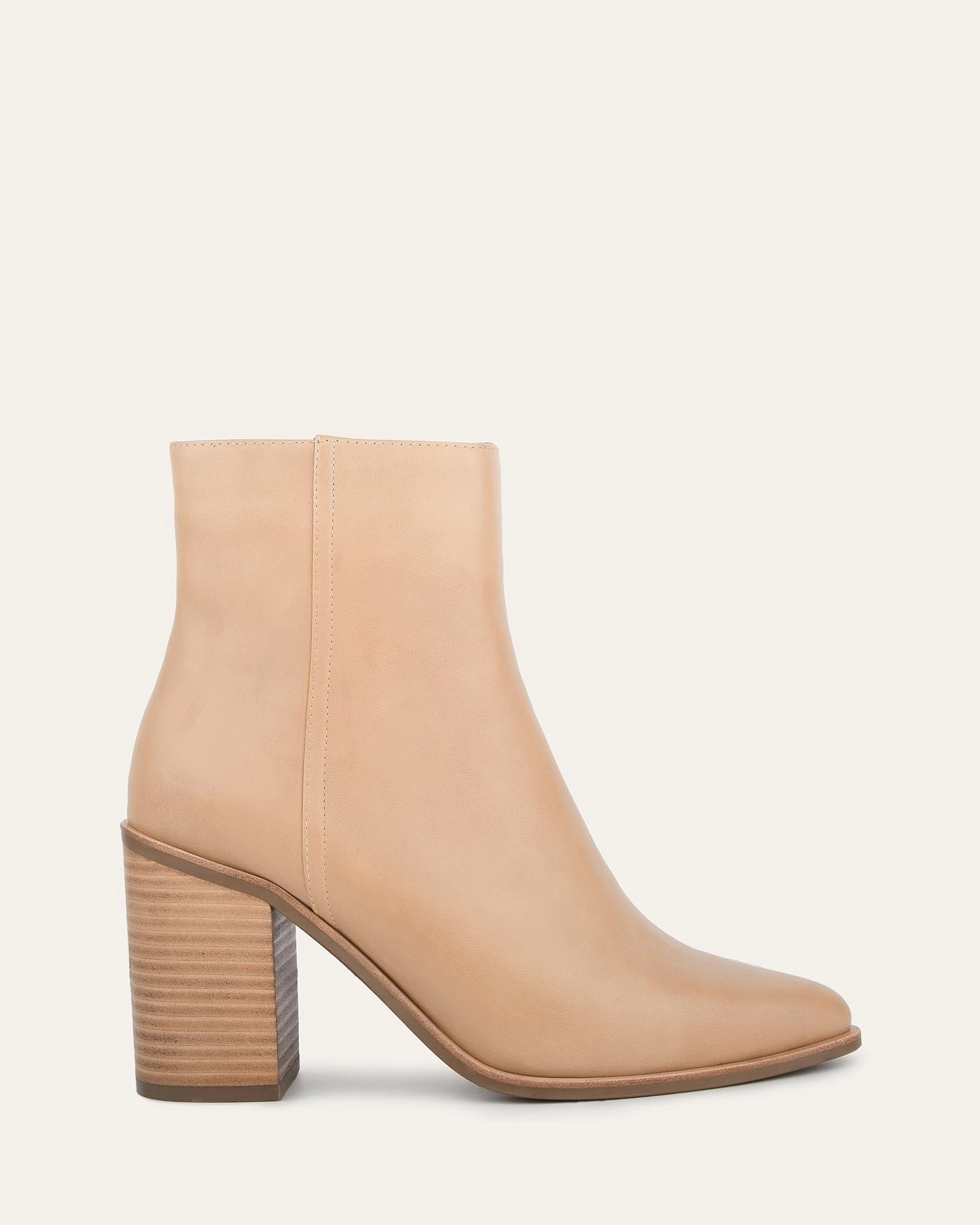 Luna High Ankle Boots Butterscotch Leather Designed With Rhythm Anytime Movement