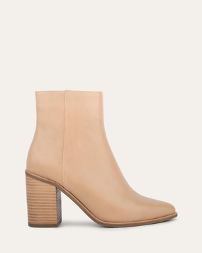 Luna High Ankle Boots Butterscotch Leather Designed With Rhythm Anytime Movement