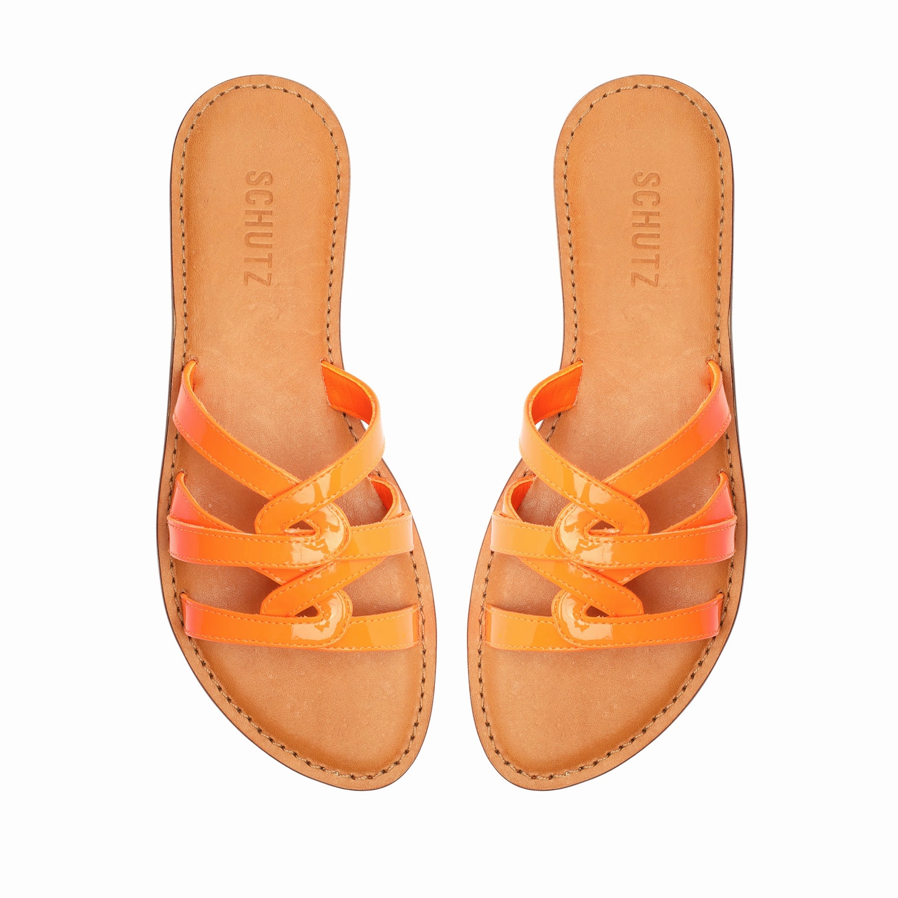 Dynamic Presence Less Is Bold Lyta Patent Leather Sandal