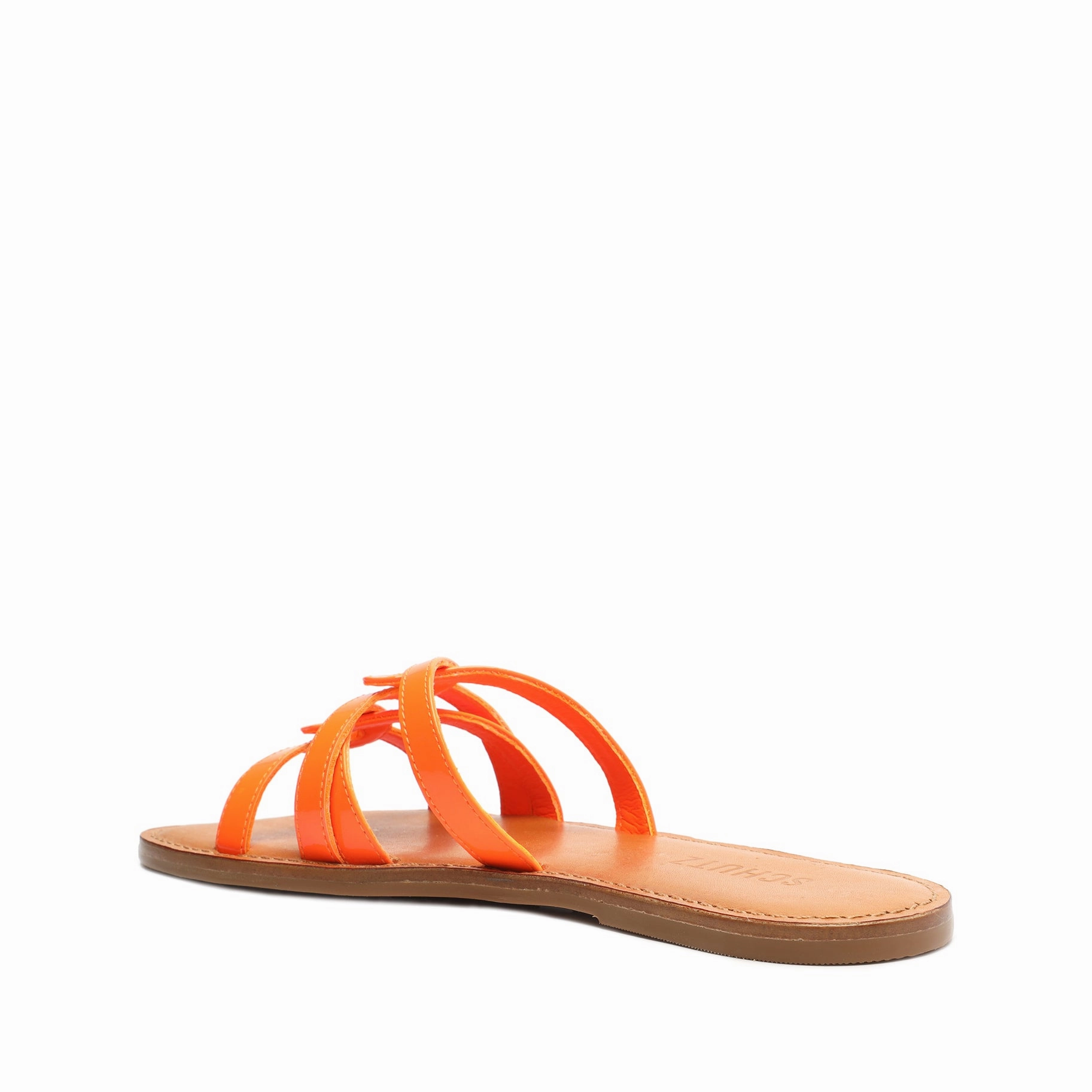 Subtle Style Gear Purpose Fit Lyta Patent Leather Sandal