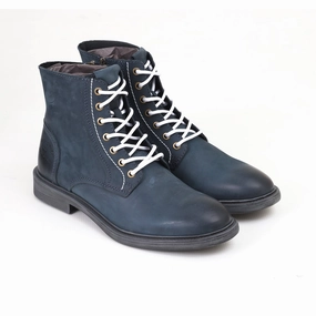 M-Lf-0200341- Lace-Up Leather Boots Restless Fit Move-Ready Looks