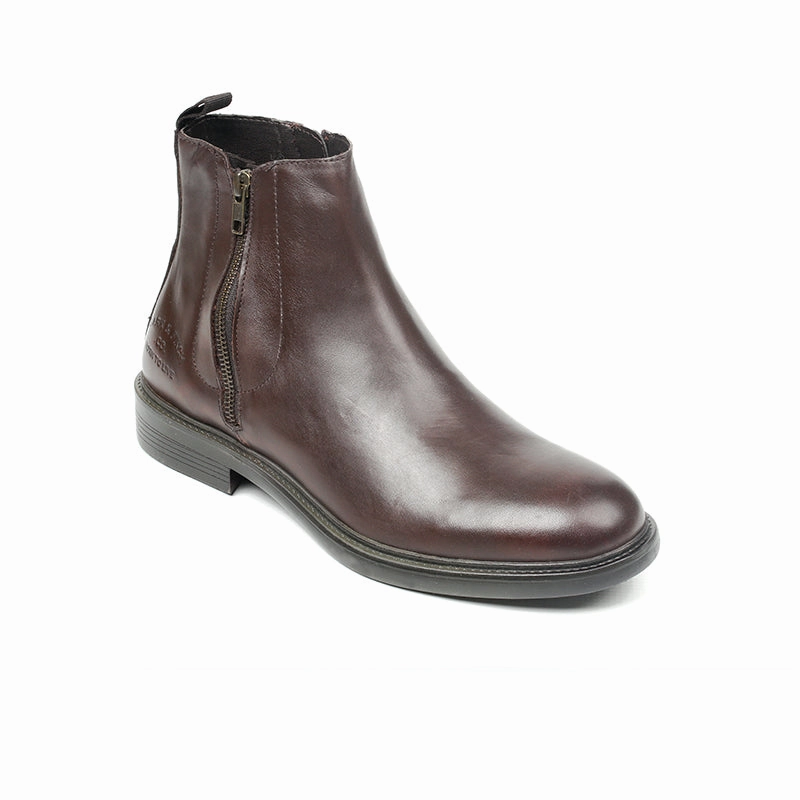 M-Lf-0200343-Zip-Up Leather Boots Versatile Future Designed With Rhythm