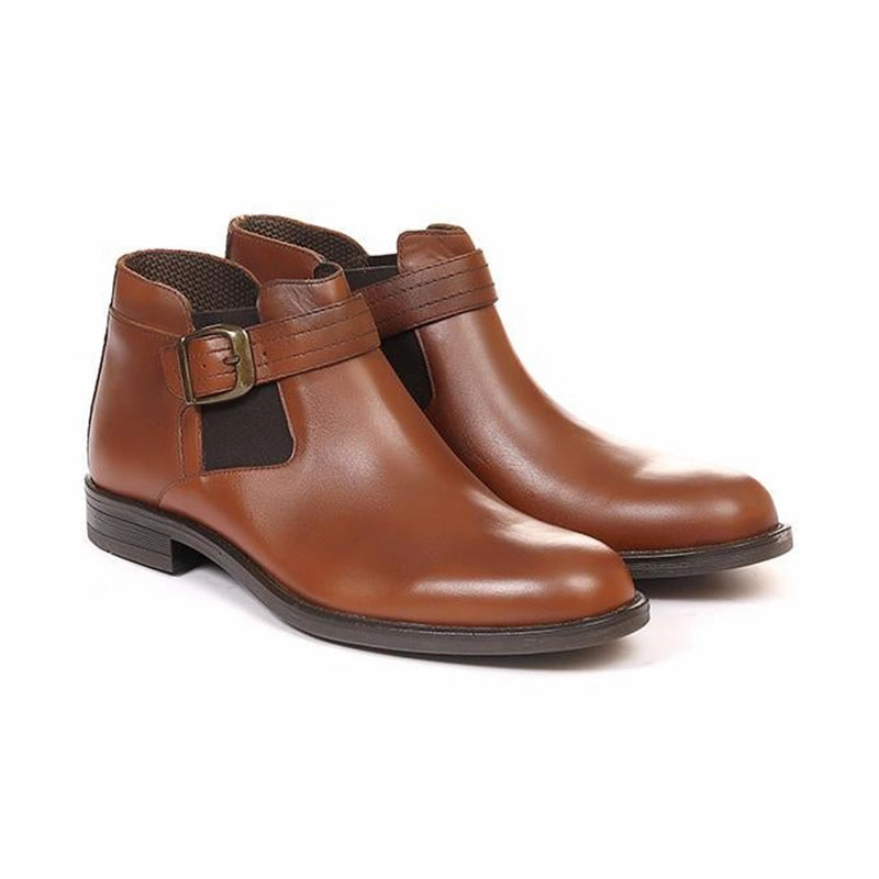 M-Mv-0250031-Leather Buckled Chelsea Boots Dayflow Gear