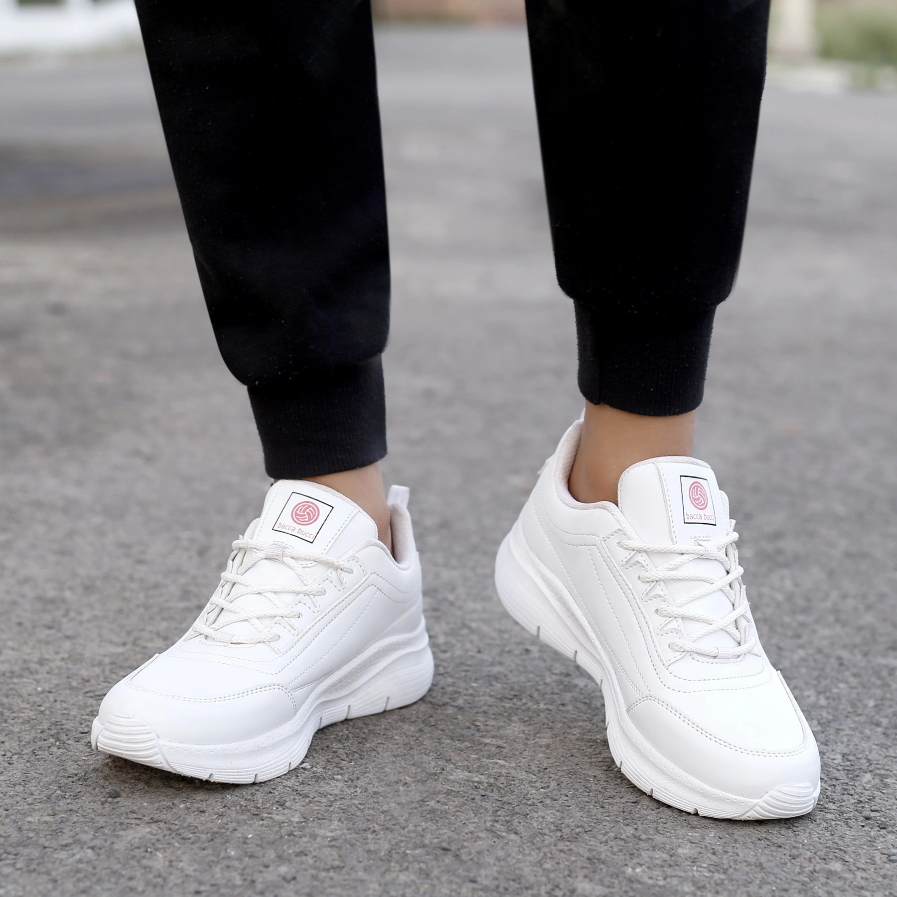 Bacca Bucci Afterburn Women Chunky Sneakers | Casual Fashion Lightweight Sole Platform Shoes Precision Lifestyle