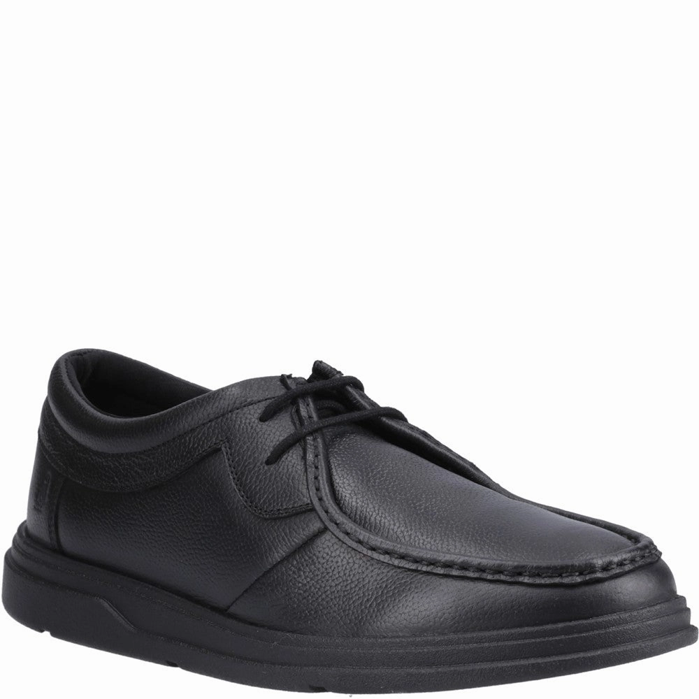 Elevated Basics Hush Puppies Ronan Mocc Toe Xl Senior School Shoes