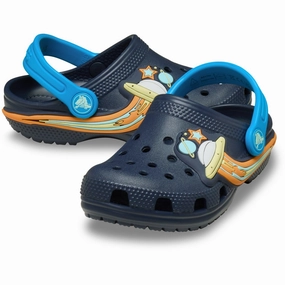 Crocs Navy Classic Ufo Lights Clog Anytime Movement Elevated Minimal