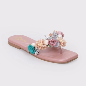 Women'S Floral Chappals Ease Engineered