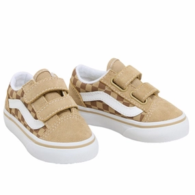 Modular Design Vans Neutral Checkerboard Brown/True White Old Skool V Neutral Checkerboard