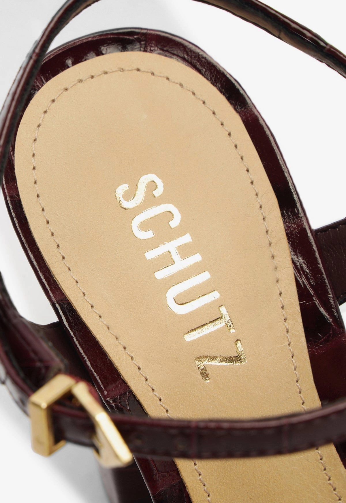 Keefa Block Croc Sandal Street Form