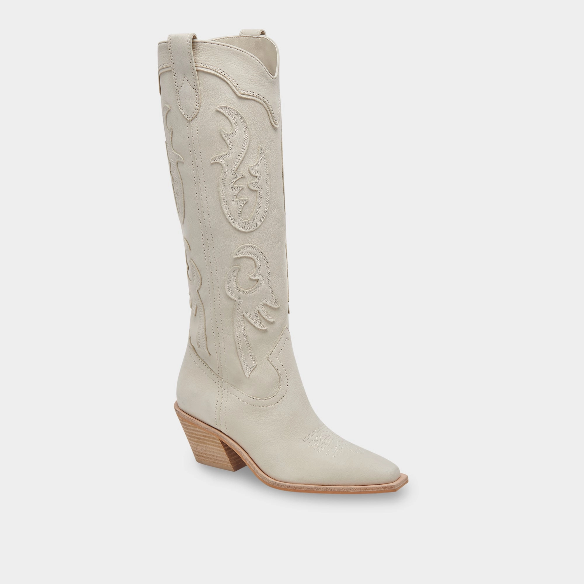 Samsin Boots Ivory Nubuck Subtle Performance