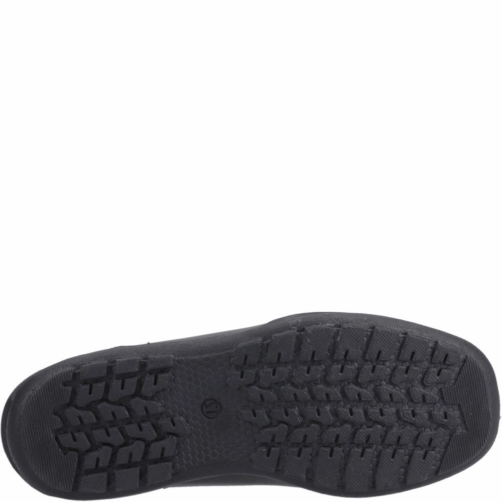 Subtle Impact Hush Puppies Mackenzie Wallabee Senior School Shoes