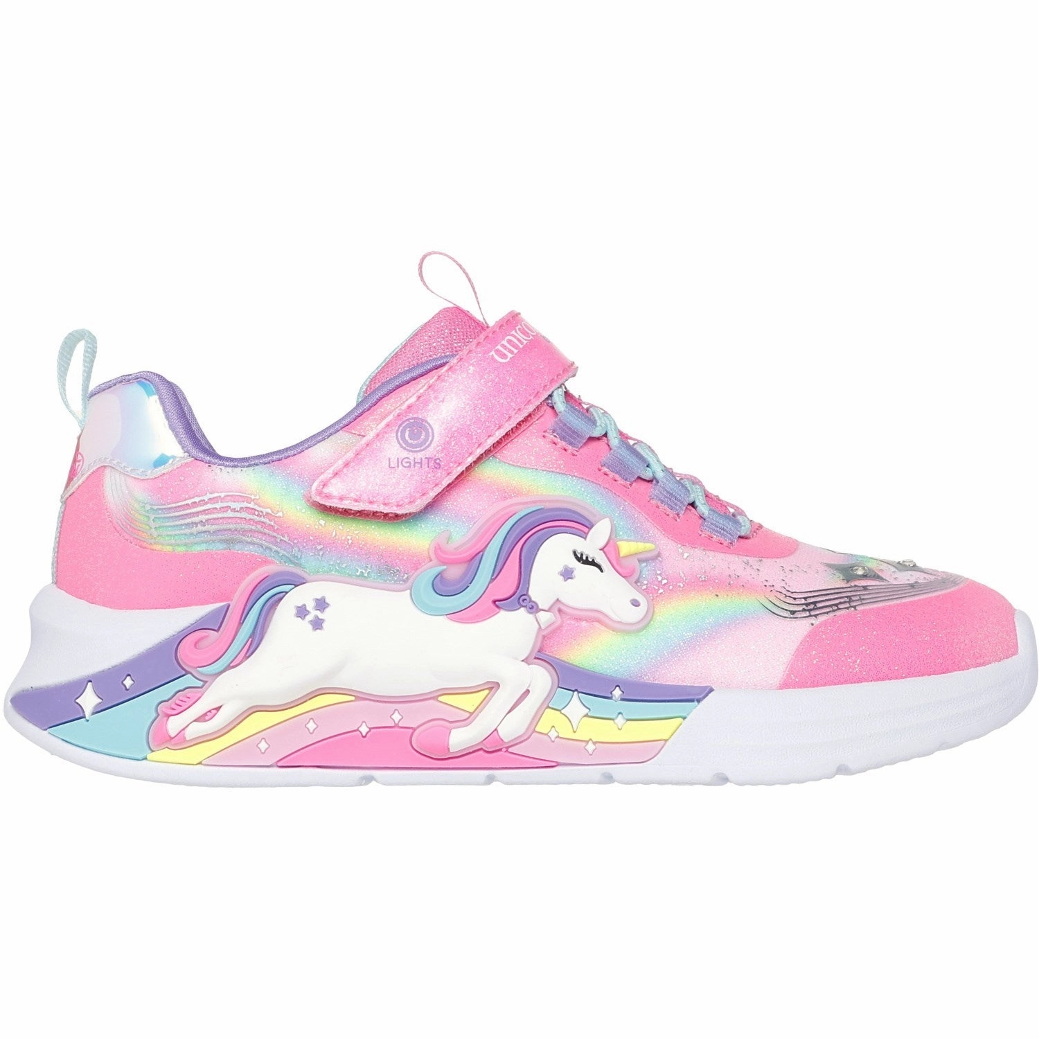 Skechers Pink Unicorn Chaser Active Ease