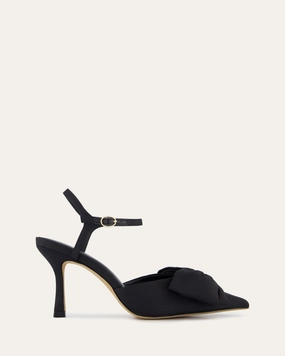 Arielle High Heels Black Textile Clean-Forward