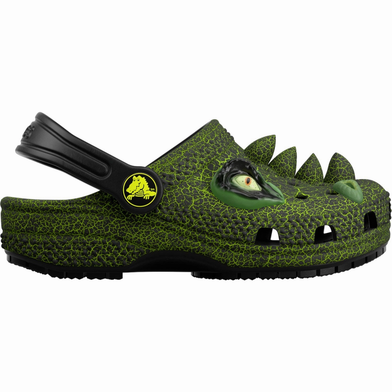 Crocs Black Classic Iam Scary Dino Clog Hybrid Life