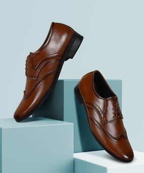 Paragon Men'S Tan Formal Shoes| Trendy, Durable & Sturdy For Outdoor Wear Seasonal Updates