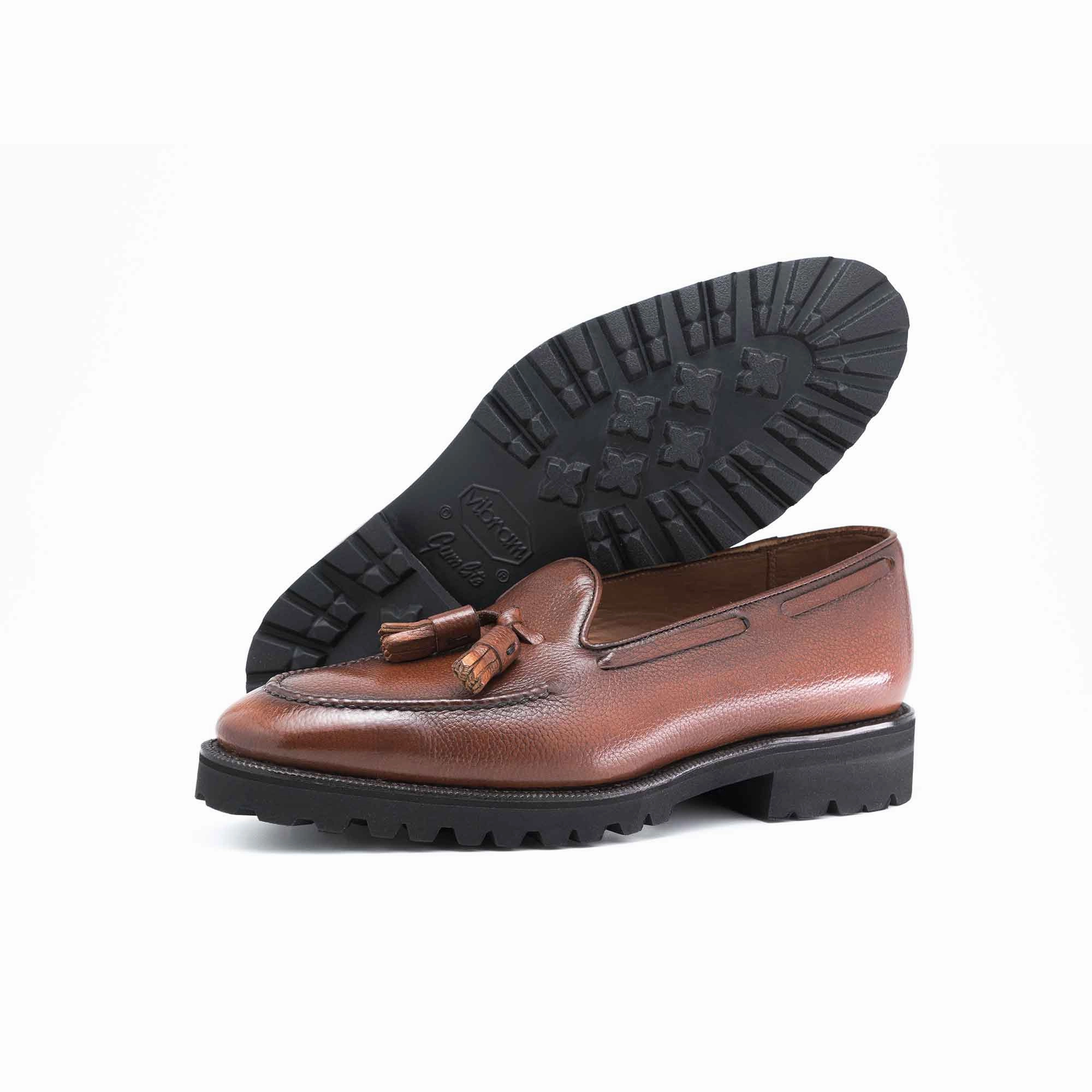 Manolo Tassel Loafer - Chestnut Patina Universal Outfit