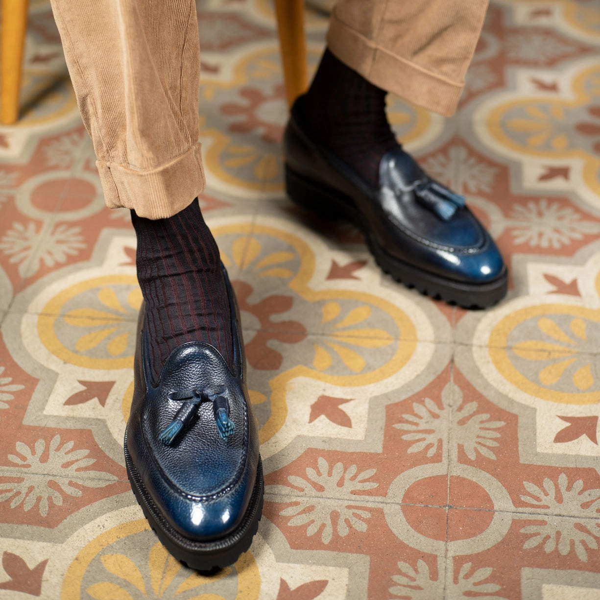 Go-Everywhere Manolo Tassel Loafer - Orion Patina