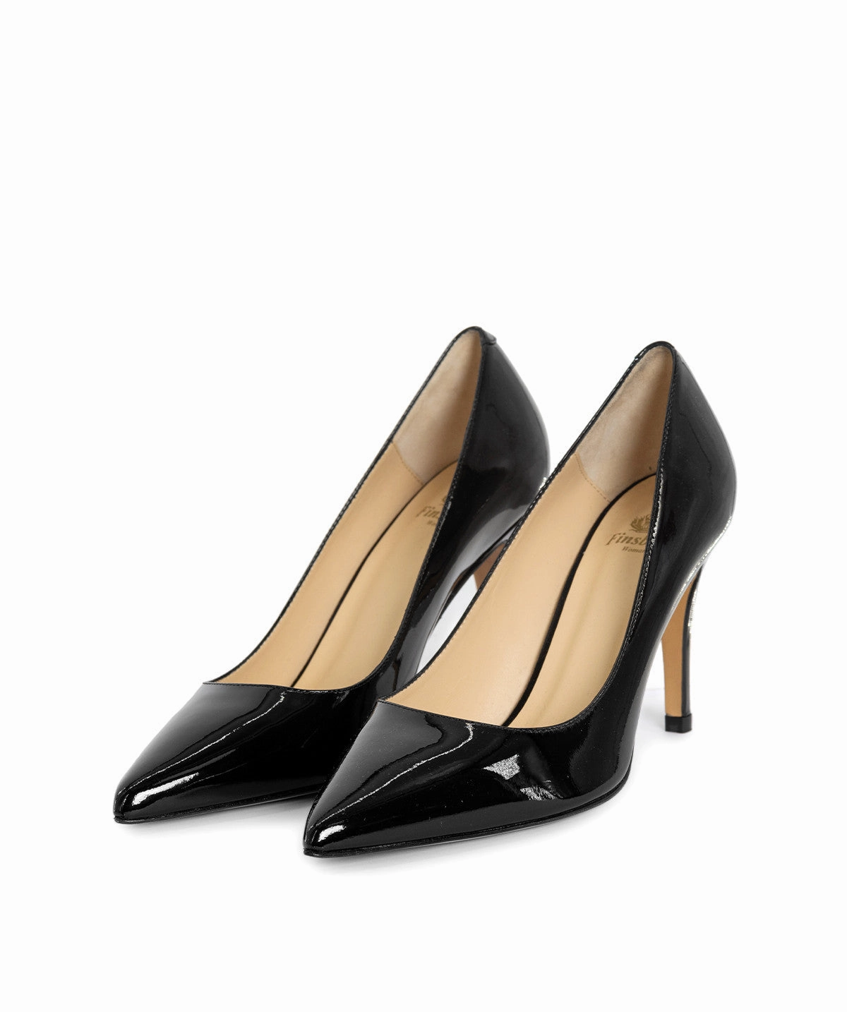 Understated Cool Manon Black Patent Pumps