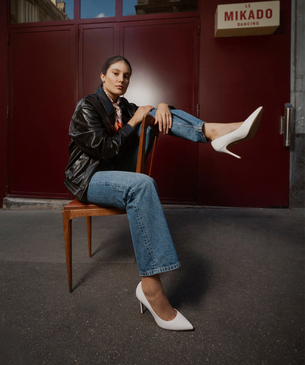 Clean Movement Manon Snow White Pumps