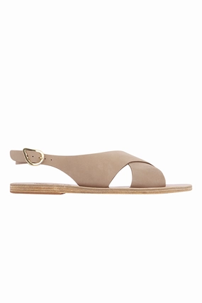 Maria Nubuck Sandals In Canapa Modern Pattern Layer Light