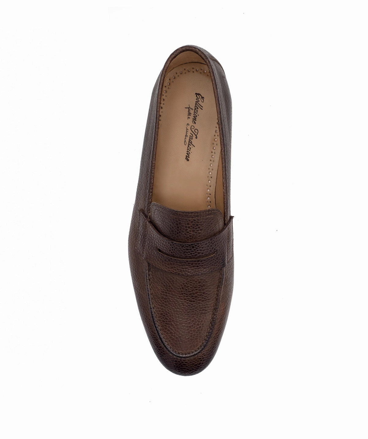 Modular Motionwear Markos Grained Brown Patina Moccasin