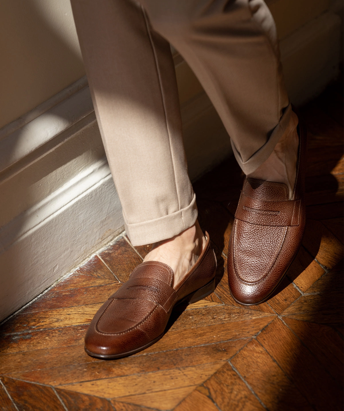 Movement Uniform Vibe-Driven Gear Markos Grained Brown Patina Moccasin