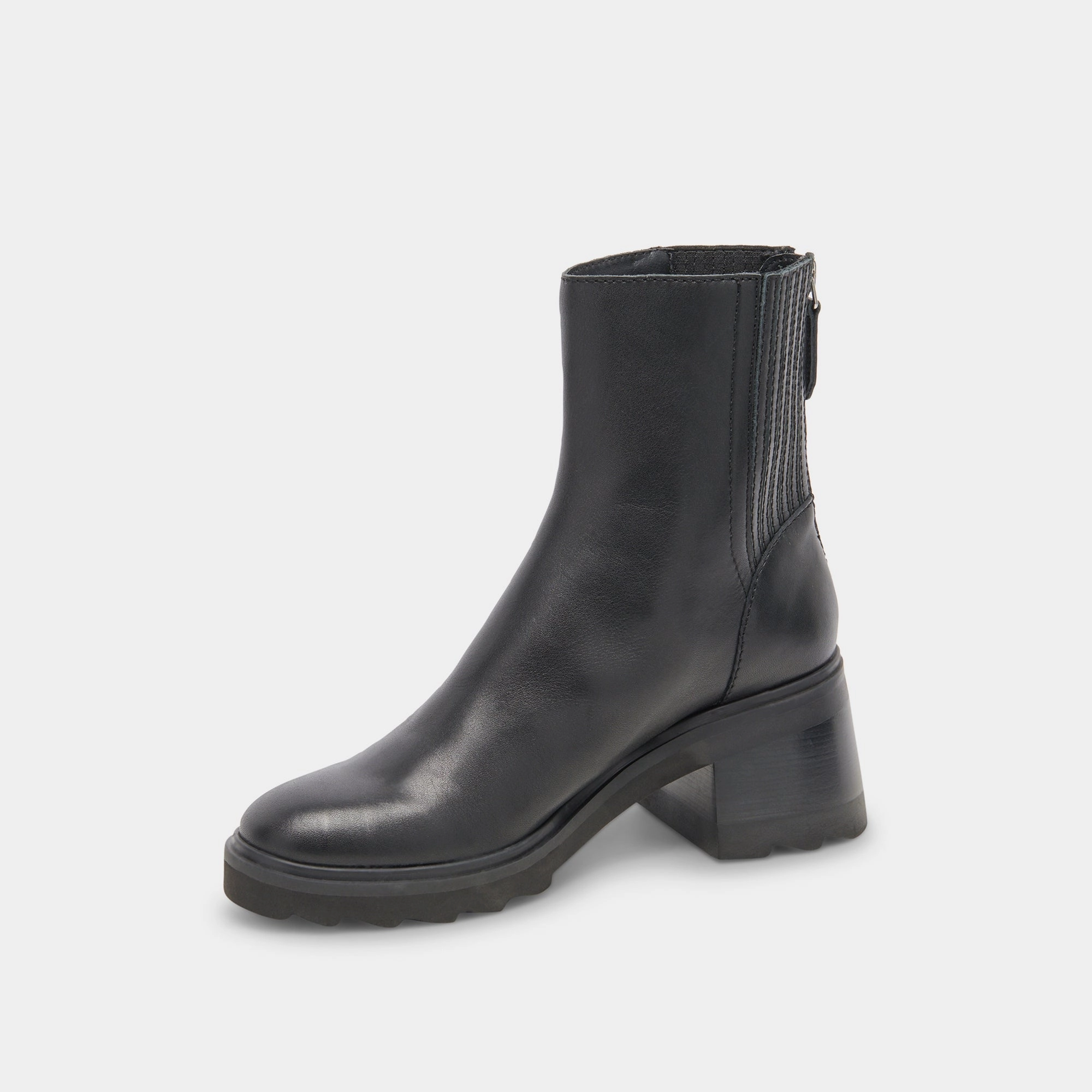 Living Wear Sleek Routine Martey H2O Wide Boots Black Leather