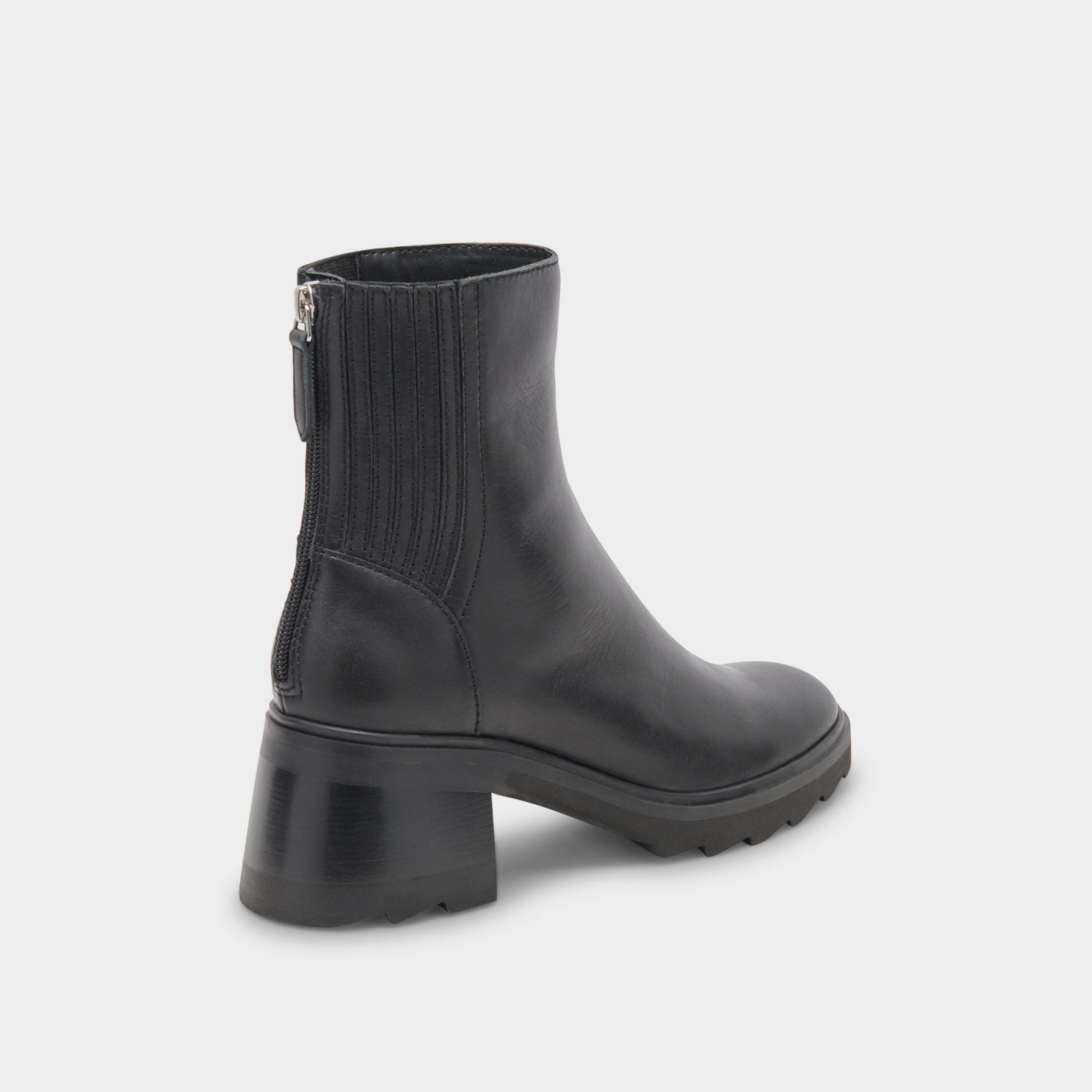Martey H2O Wide Boots Black Leather Style Flowwear