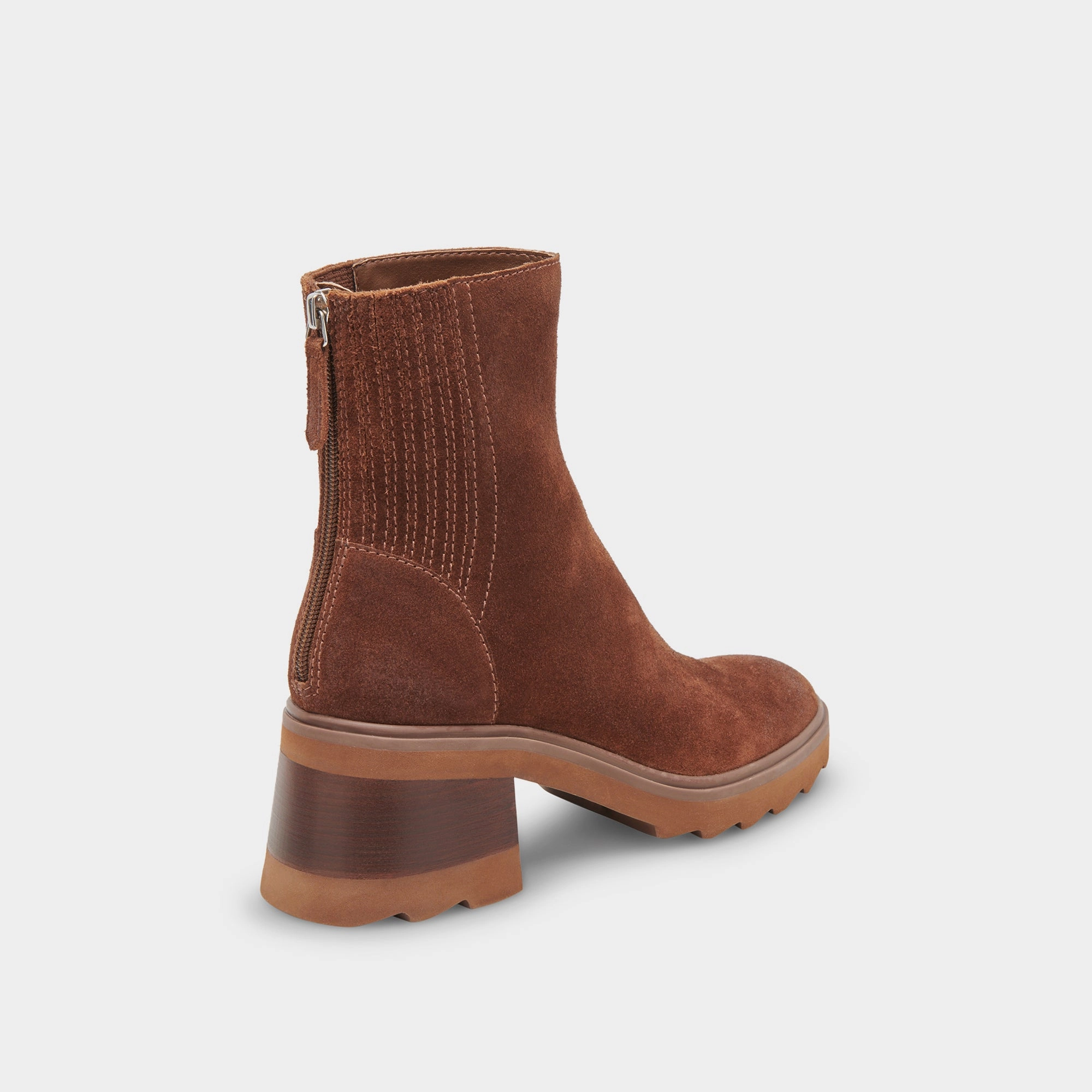 Martey H2O Wide Boots Cocoa Suede Expressive Minimal