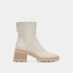Martey H2O Wide Boots Ivory Leather Purpose-Built Fit