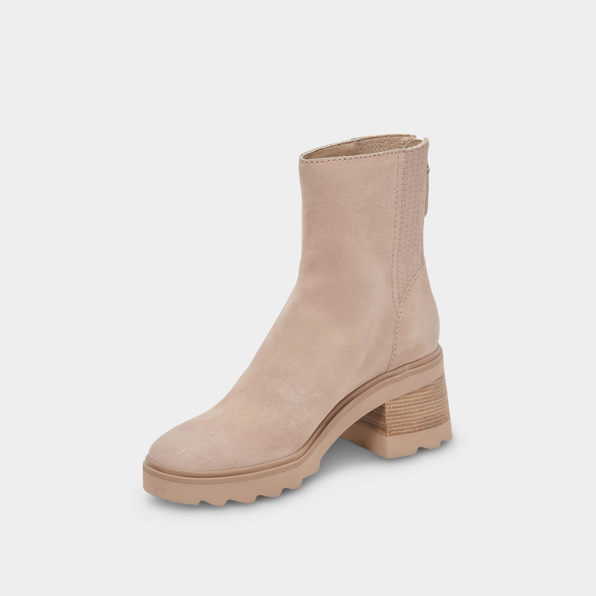 Essential Drop Rhythm Inspired Martey H2O Wide Boots Taupe Suede