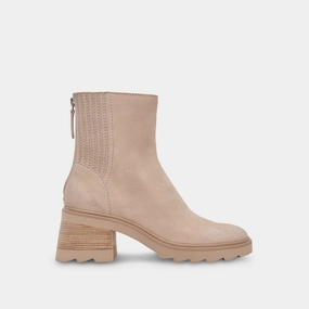 Quiet Boldness Martey H2O Wide Boots Taupe Suede