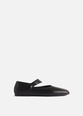 Pulse Of The City Mary Jane Ballerina In Black