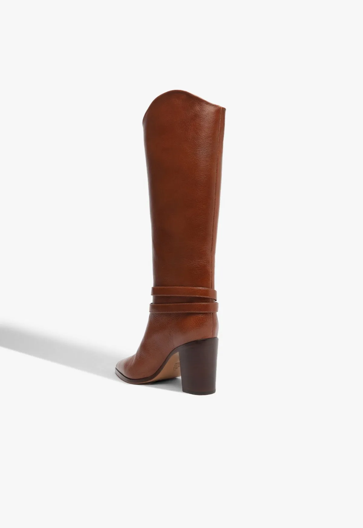Maryana Belt Block Leather Boot Bold By Design