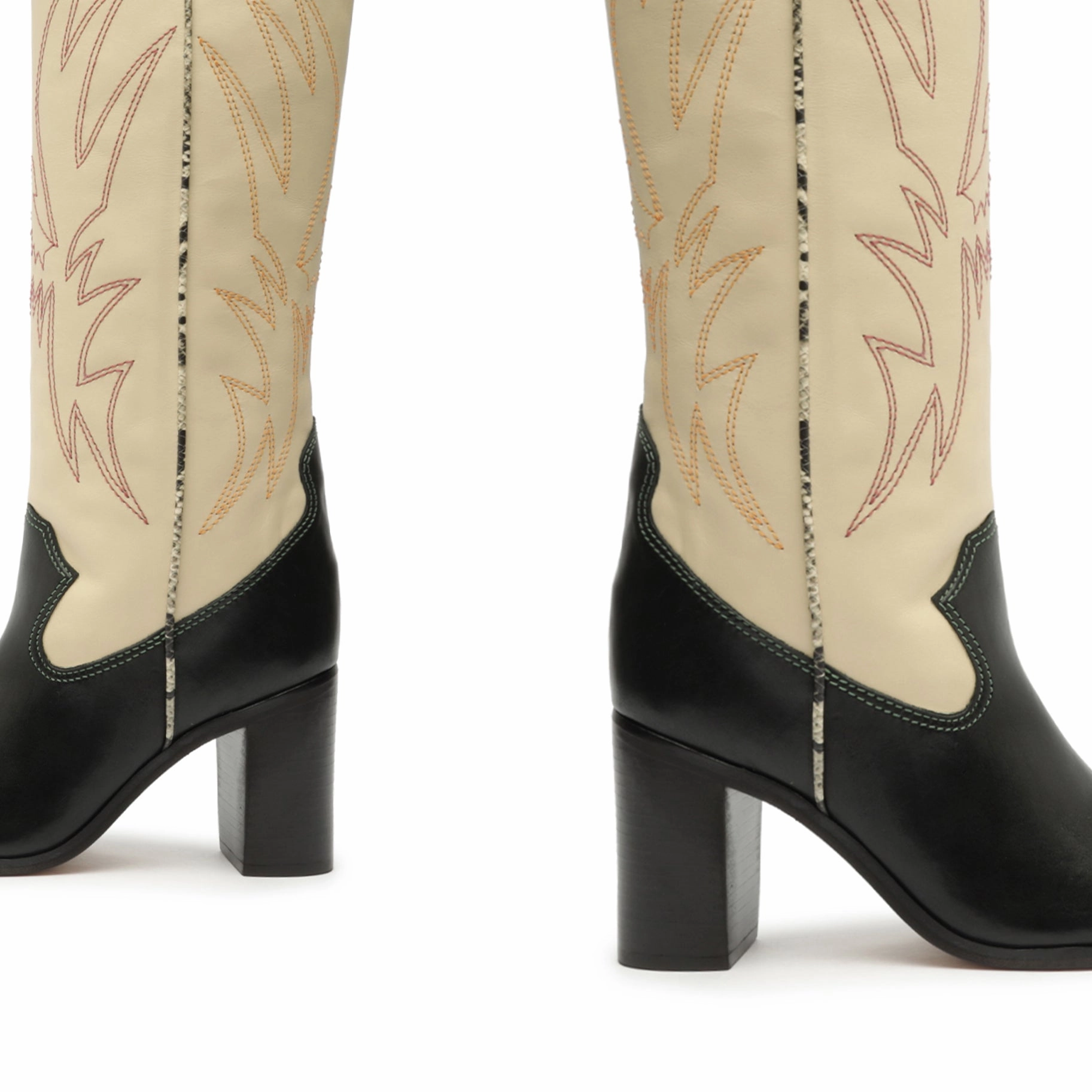 Quiet City Style Designed To Flex Maryana Block West Leather Boot
