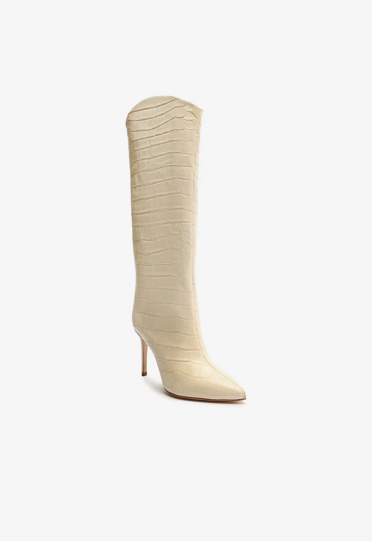 Maryana Crocodile-Embossed Leather Boot Dynamic Essentials Quiet Cool