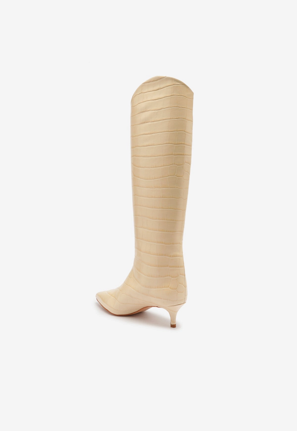 Refined Flowwear Live Lightwear Maryana Lo Crocodile-Embossed Leather Boot