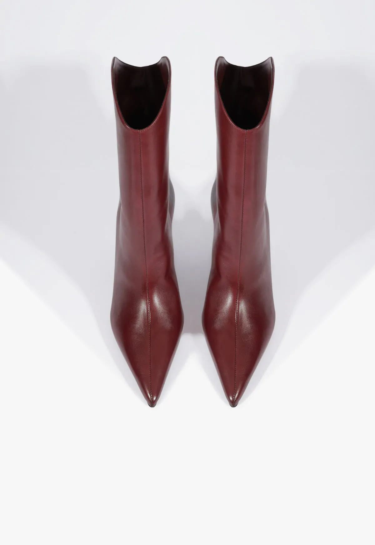 Function With Style Urban Layering Maryann Curve Leather Bootie