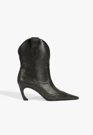 Maryann Curve West Leather Bootie Fluid Motionwear