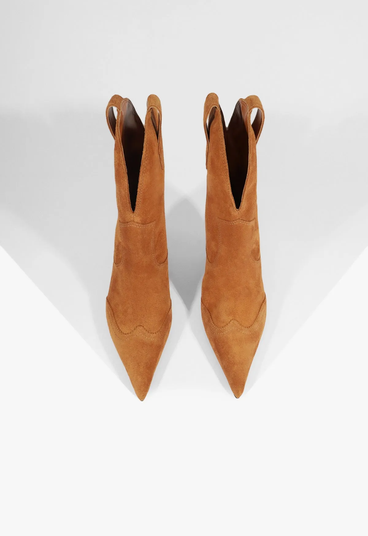 Core Pulse Maryann Curve West Suede Bootie