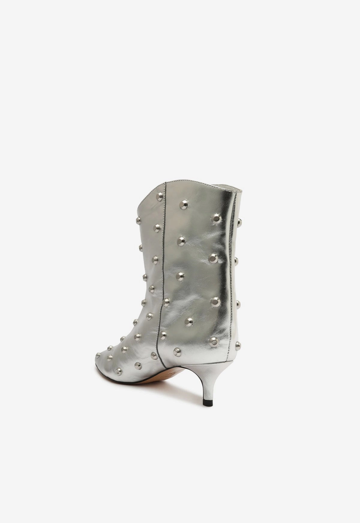 No-Fuss Fit Maryann Metallic Leather Bootie