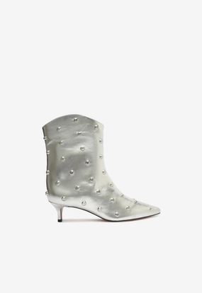 Maryann Metallic Leather Bootie Life-Ready Layers