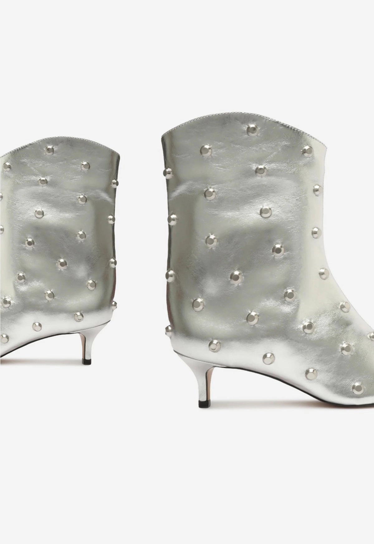 Function-Refined Maryann Metallic Leather Bootie