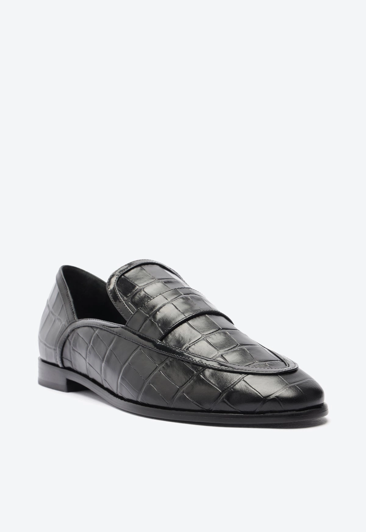 Maurice Croco Embossed Flat Life In Layers Urban Flowwear
