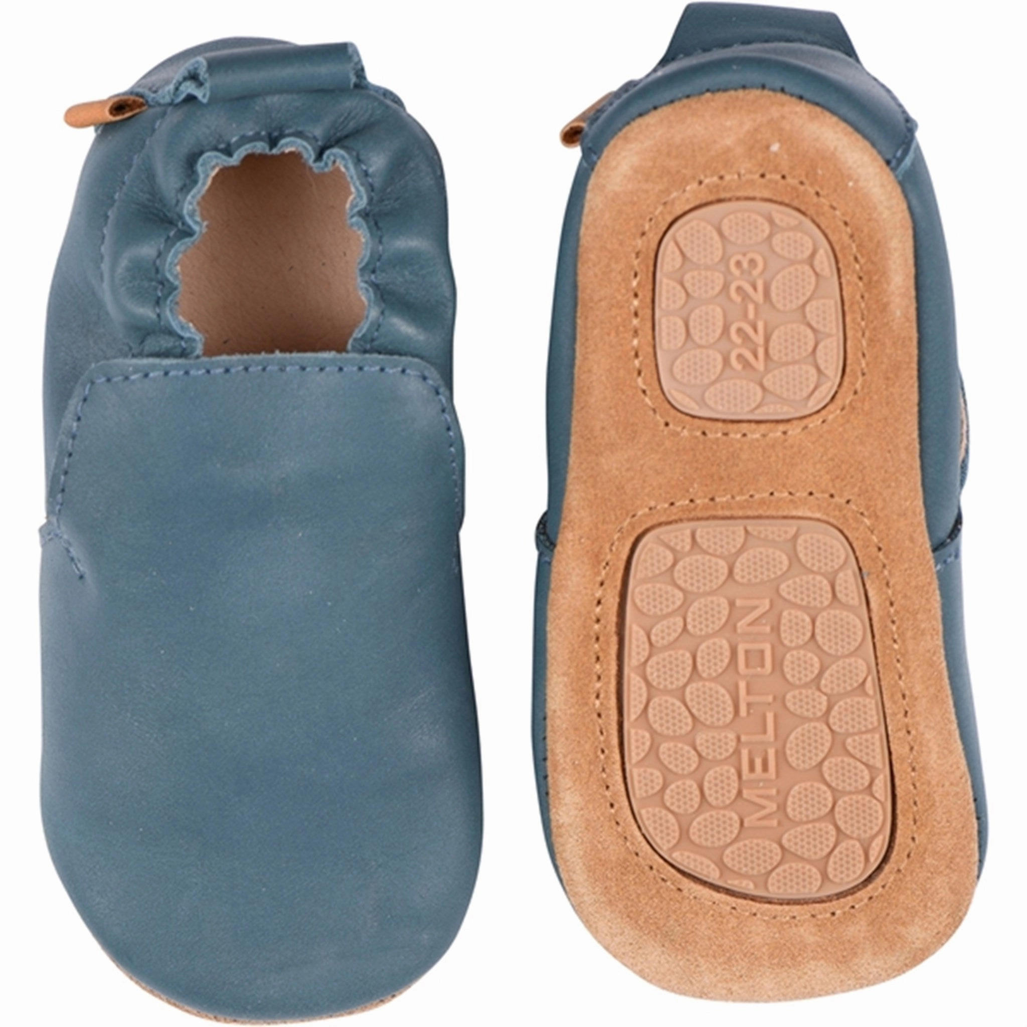 Melton Delicate Leather Slippers Oceanview Modern Casuals City-Layered