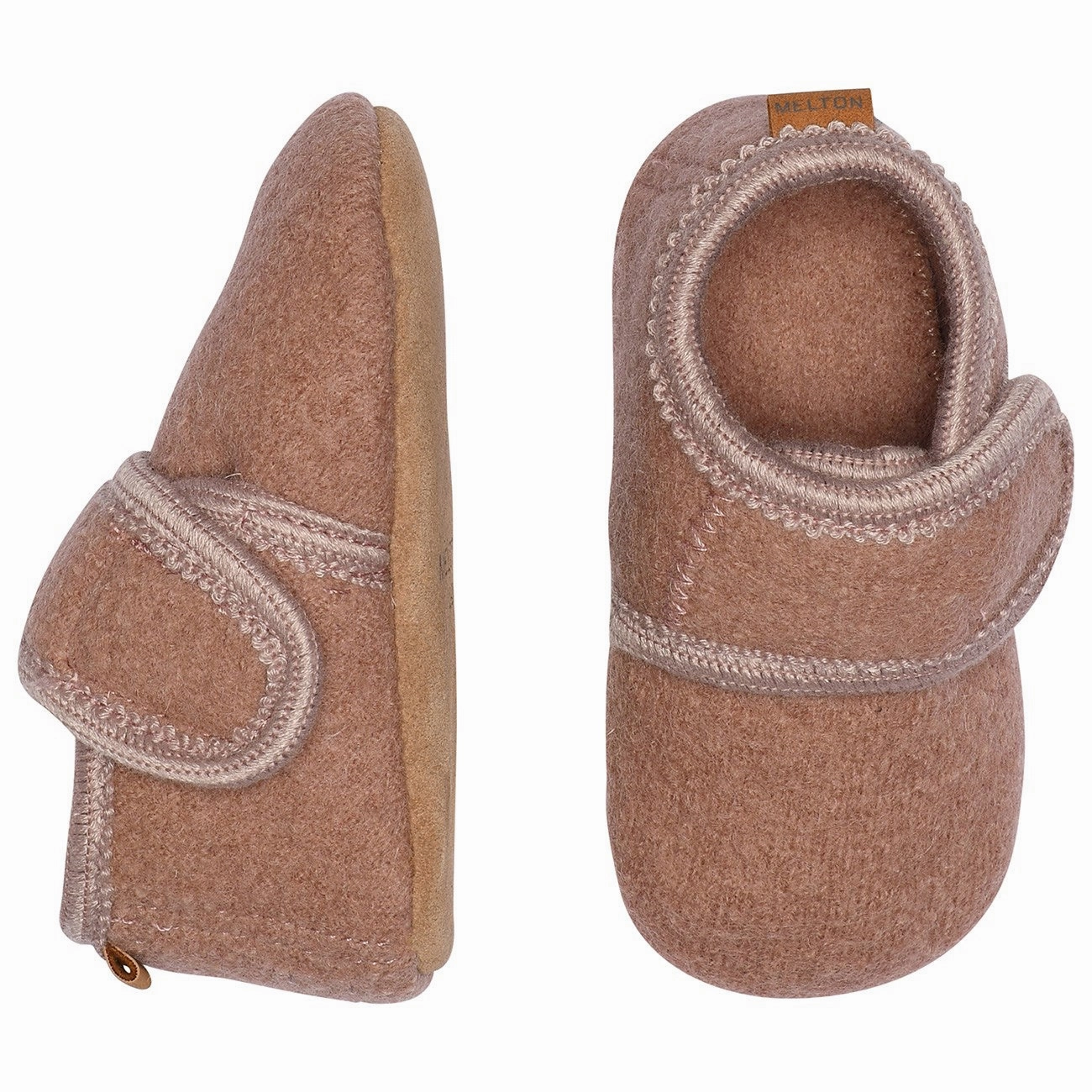Melton Fawn Classic Uld Hjemmesko Confident Minimal