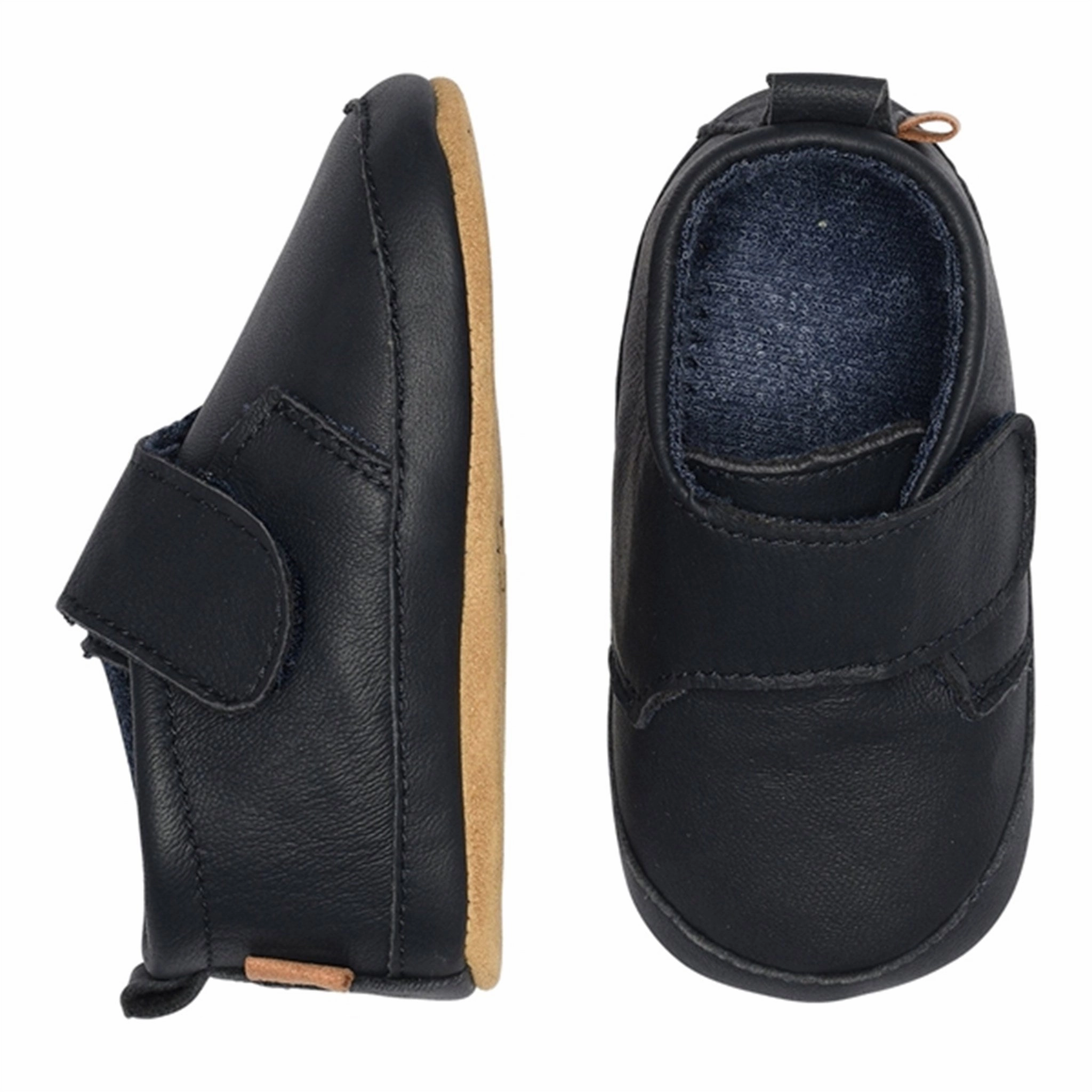 Core To Explore Adapt-Fit Gear Melton Leather Slippers Classic Marine